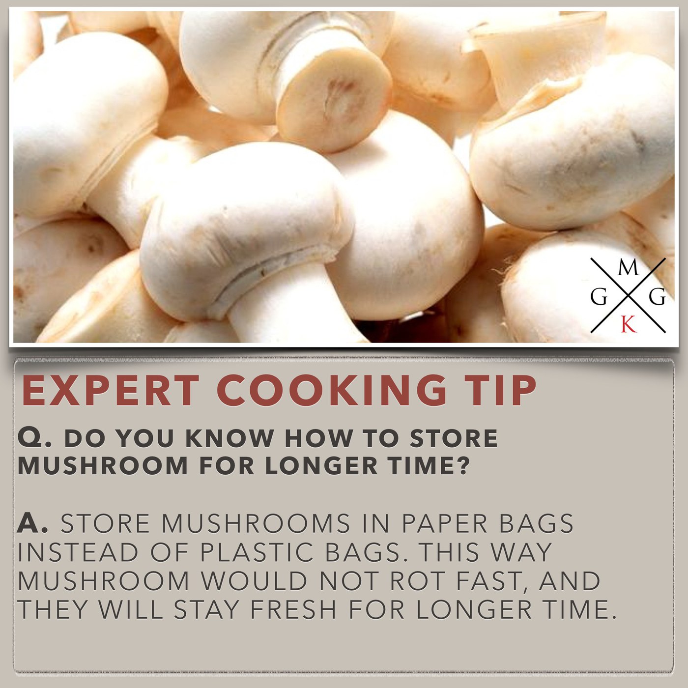 Image of Do you know how to store mushroom for longer time?