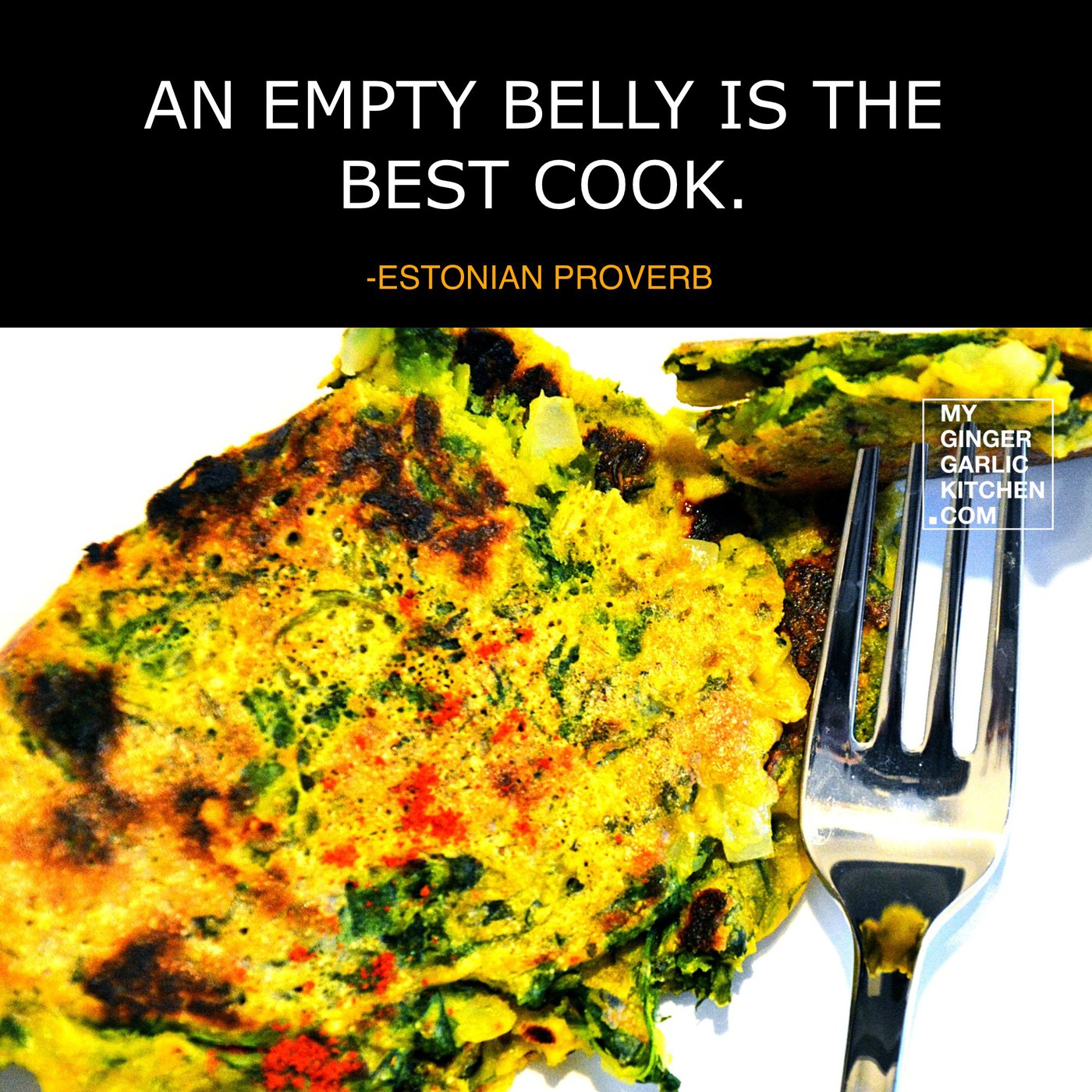 Image of An Empty Belly Is The Best Cook (Food Quote)