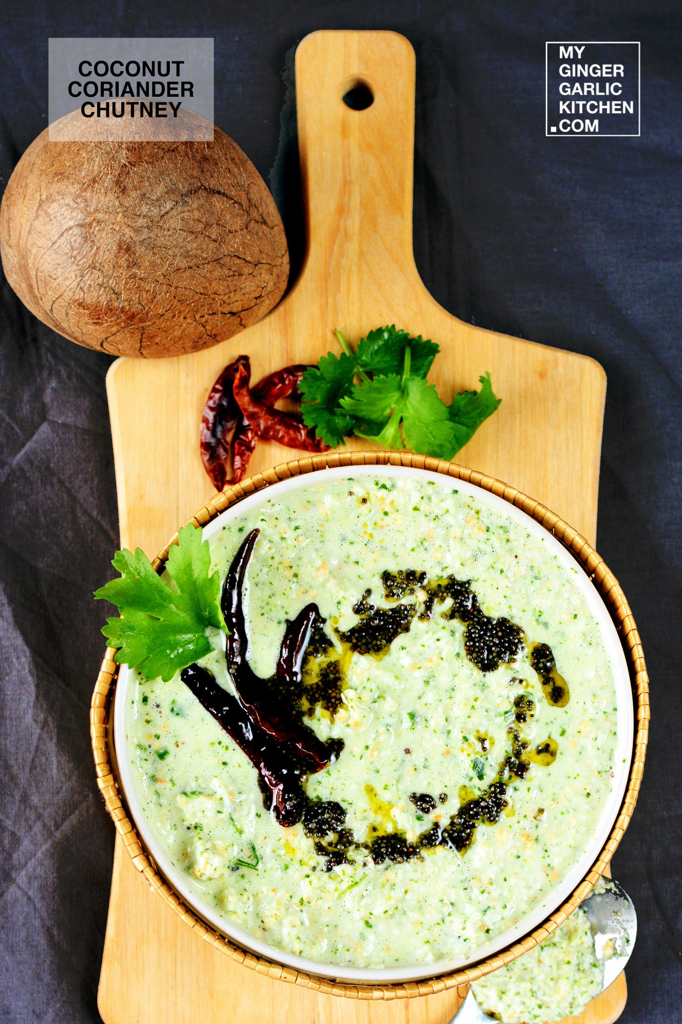 Coriander Coconut Chutney