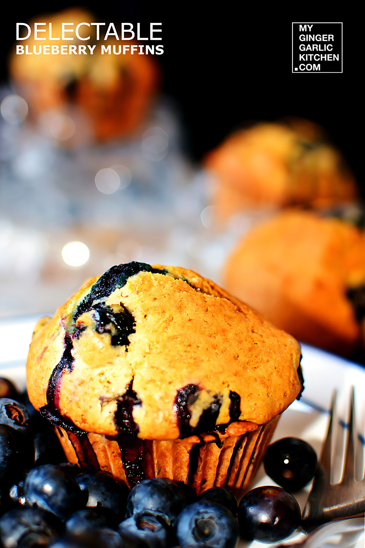 Delectable Blueberry Muffins For 4