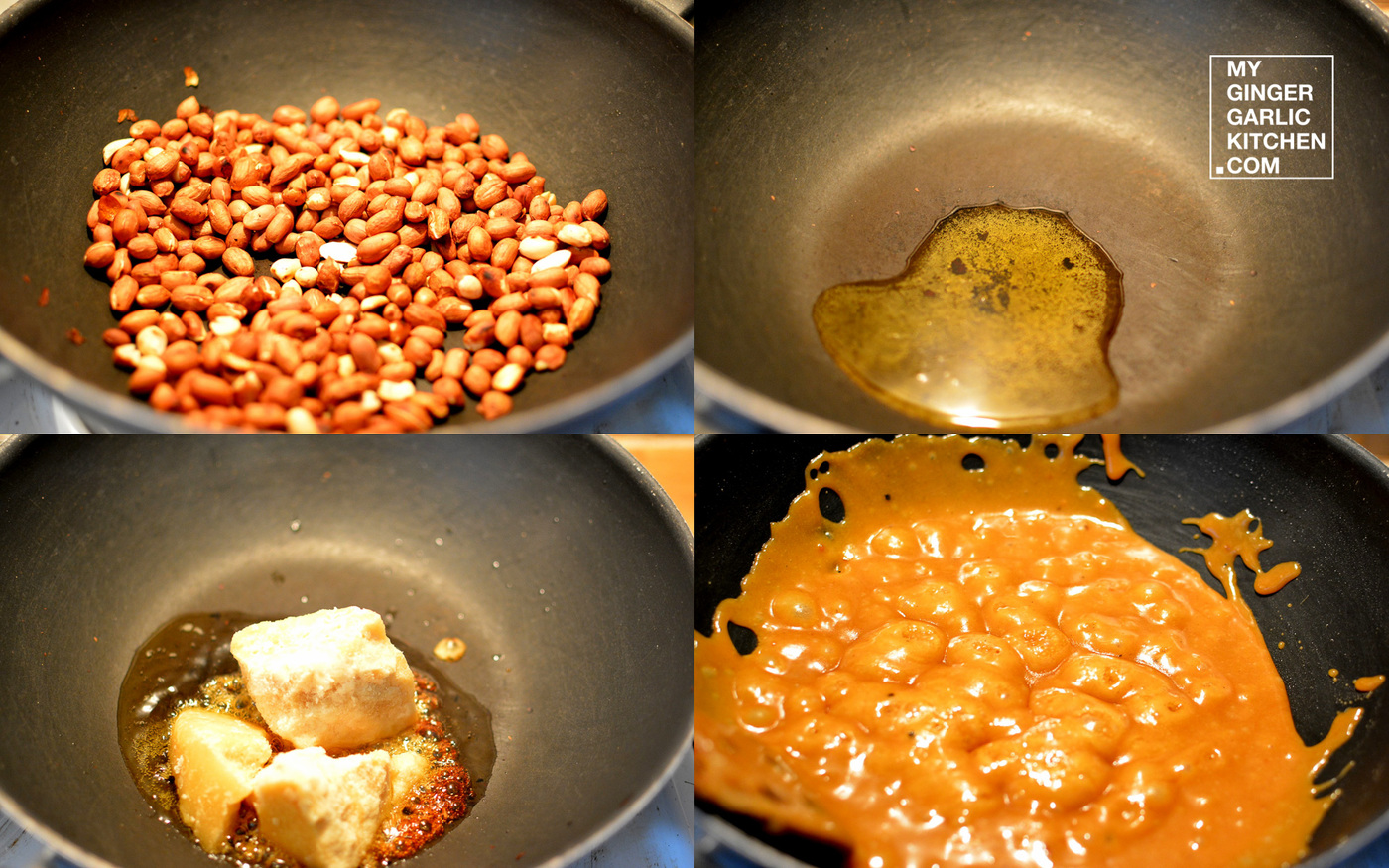 Image - recipe peanut coconut jaggery bars anupama paliwal my ginger garlic kitchen 6