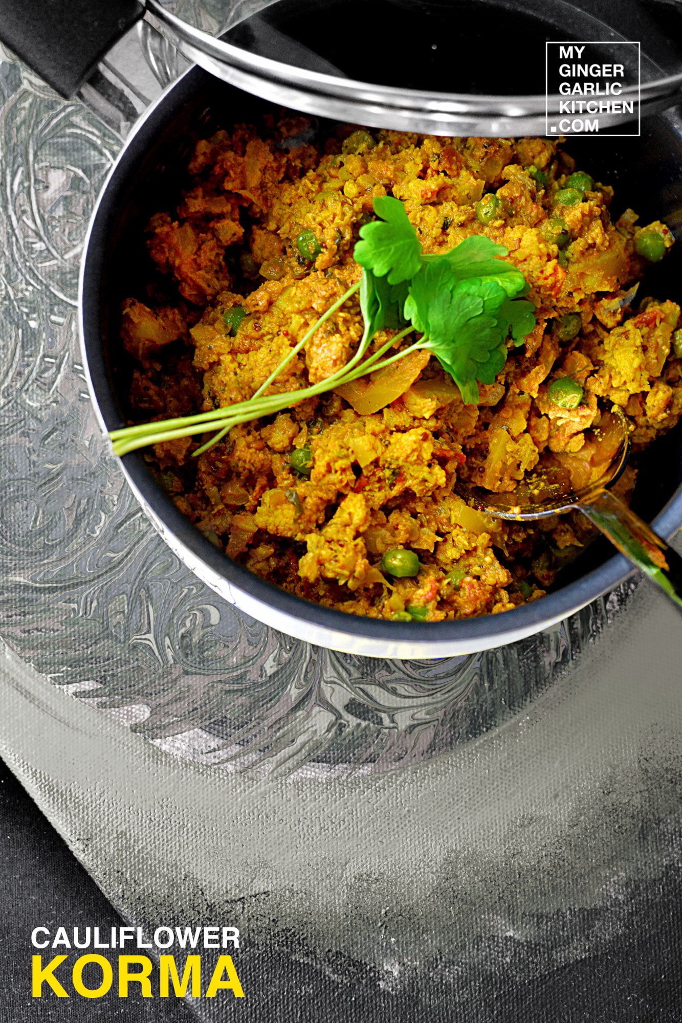 Cauliflower Korma Curry - Gobi Kurma Recipe