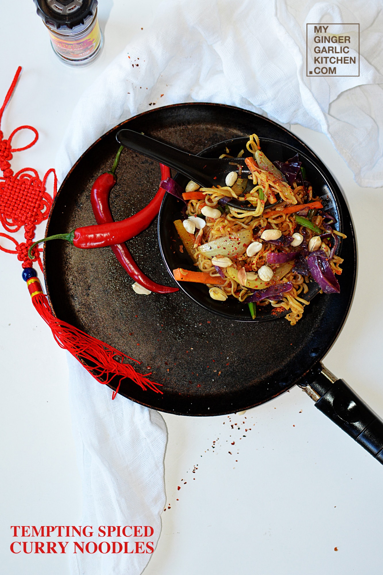 Tempting Spiced Curry Noodles [Vegetarian-Recipe] - My 