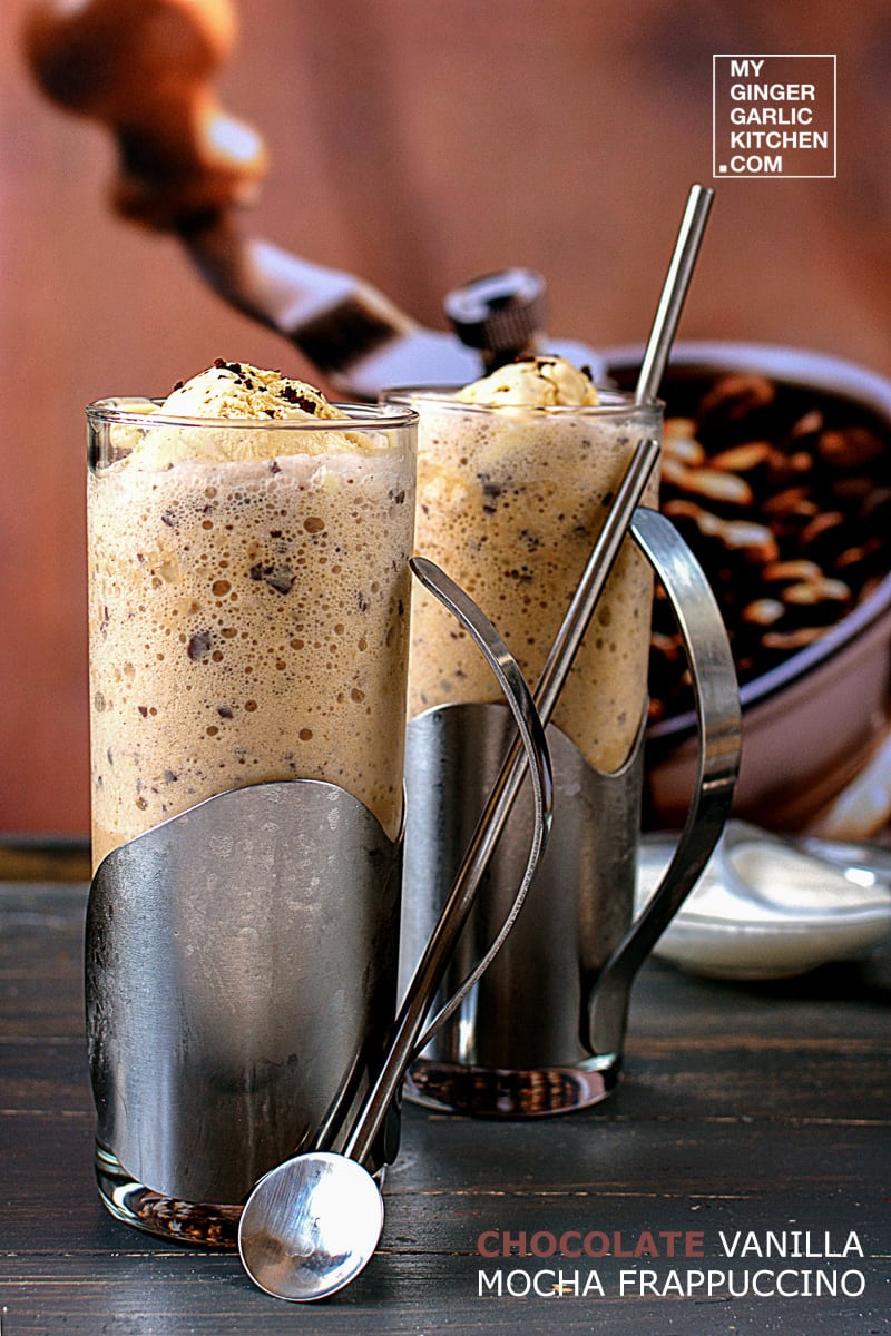 Image - recipe chocolate mocha vanilla frappuccino anupama paliwal my ginger garlic kitchen 2