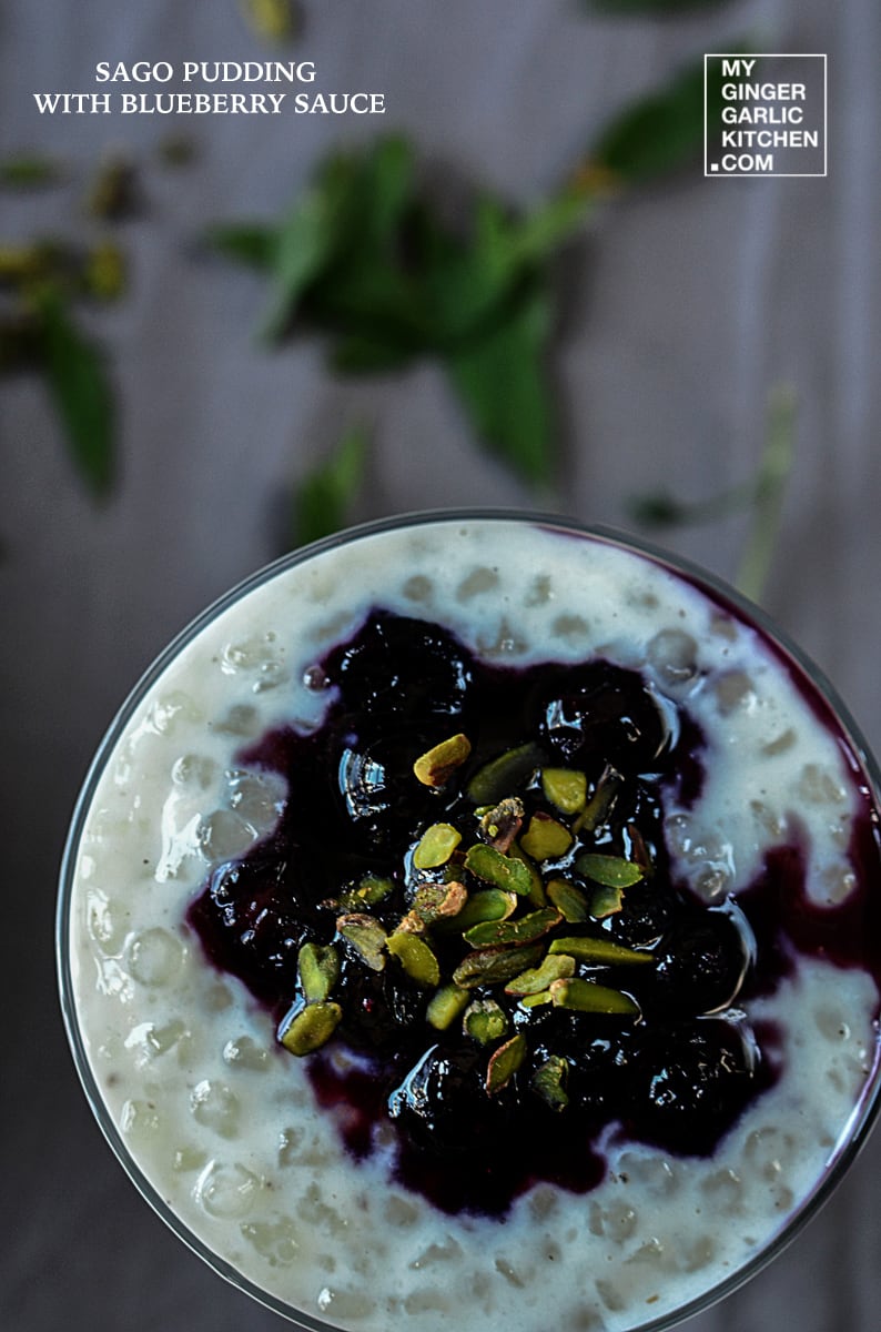 Image - recipe sago pudding with blueberry sauce anupama paliwal my ginger garlic kitchen 6
