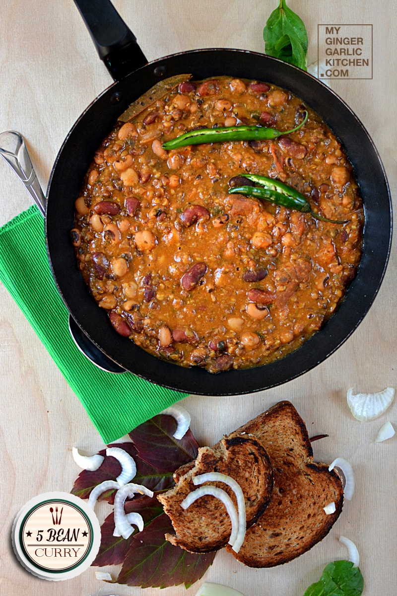Image - recipe 5 bean curry anupama paliwal my ginger garlic kitchen 21