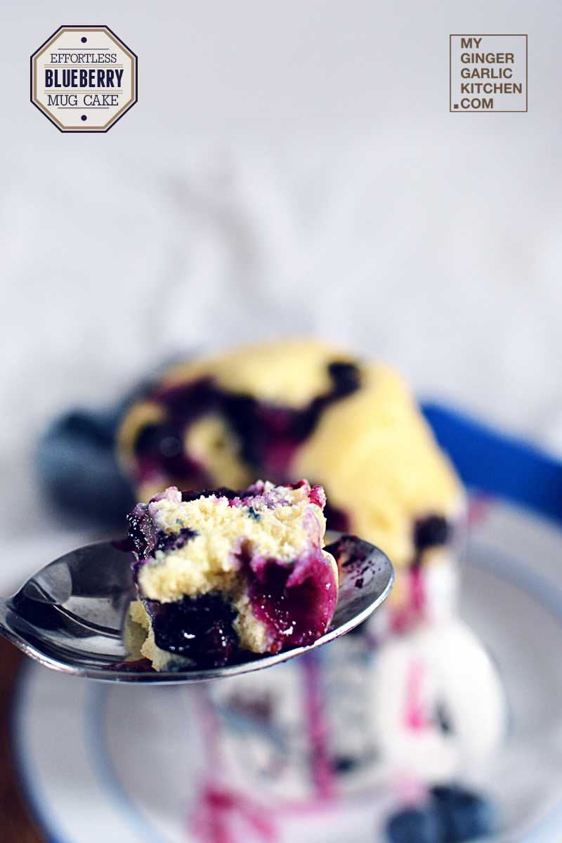 Image - recipe effortless blubeberry mug cake anupama paliwal my ginger garlic kitchen 6
