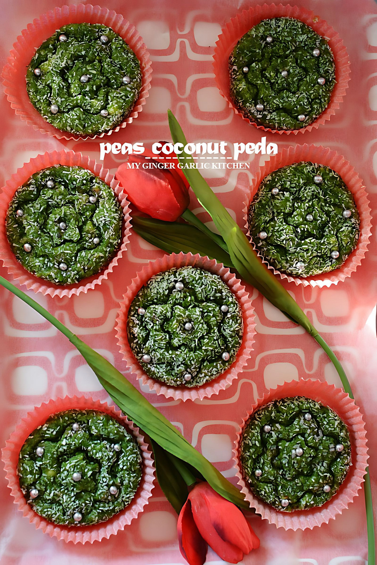 Peas Coconut Peda Recipe - Matar Nariyal Ke Pede