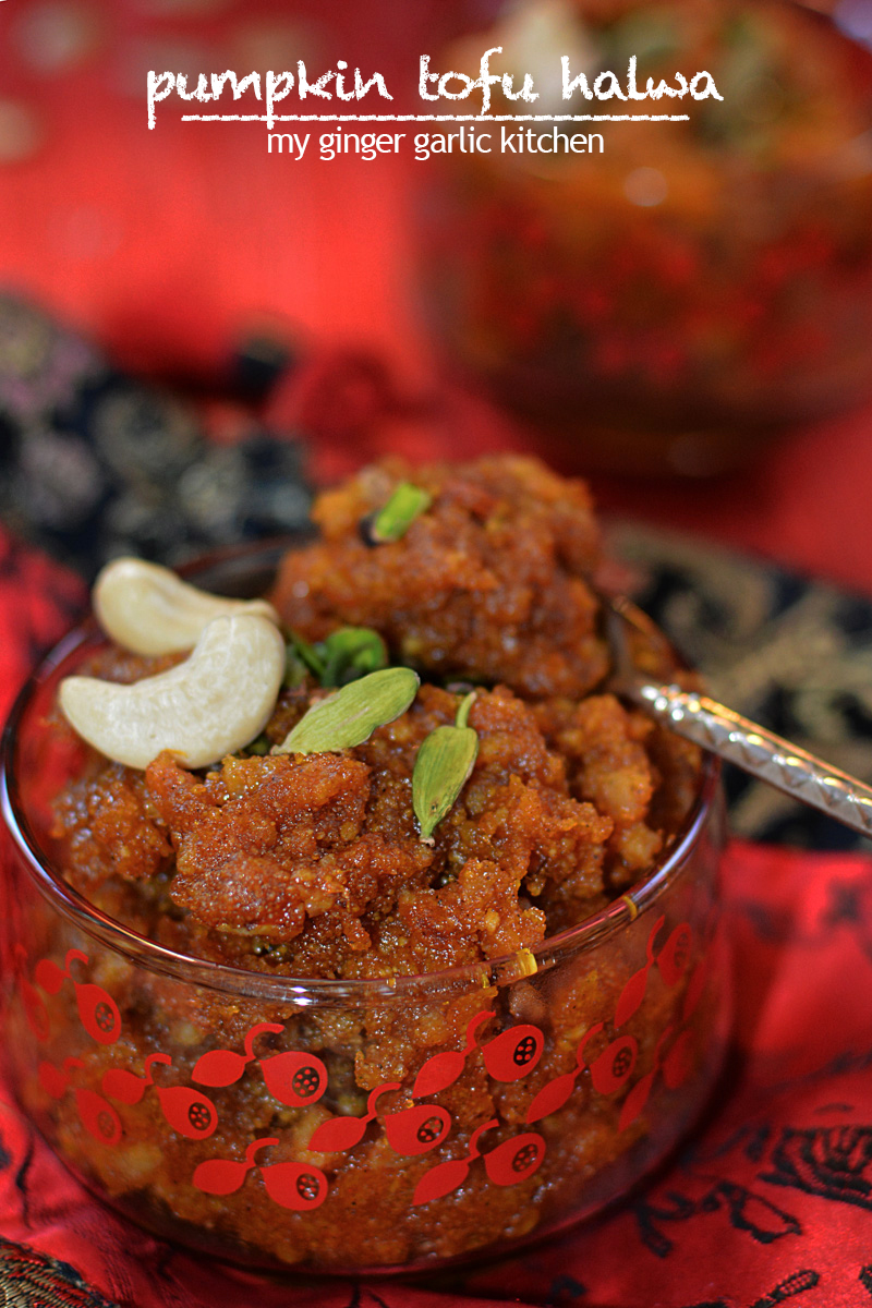 Image - recipe pumpkin tofu jalwa anupama paliwal my ginger garlic kitchen 91