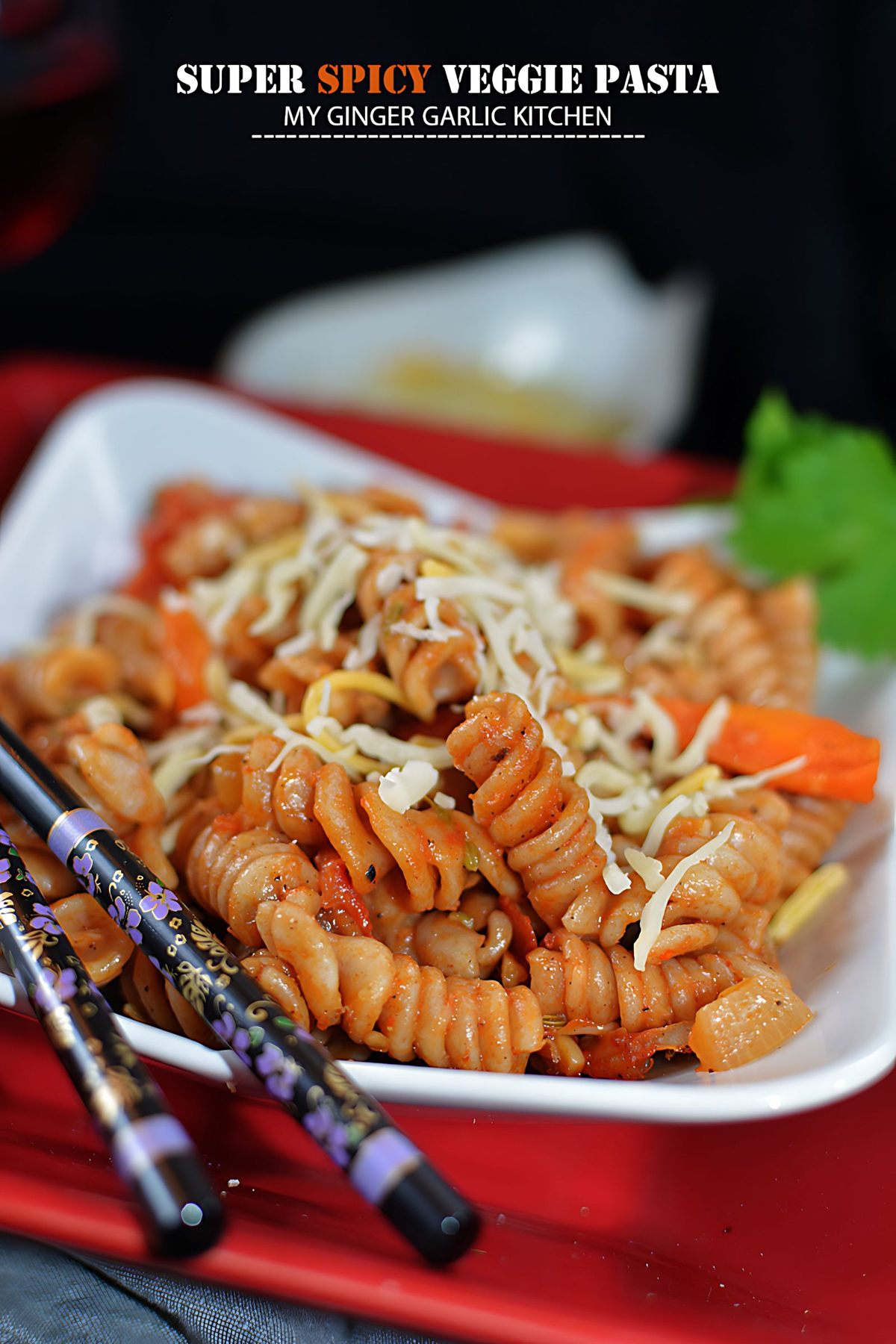 Spicy Veggie Pasta Recipe - Vegetable Pasta