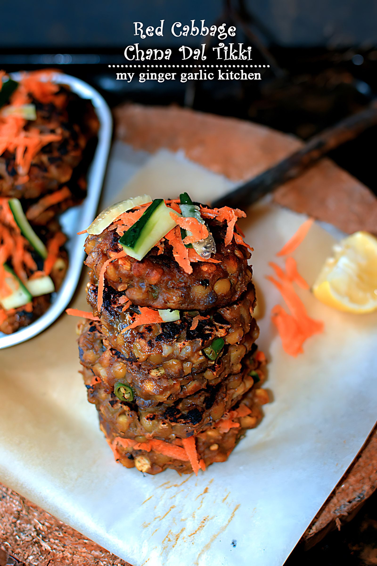 Chana Dal Cabbage Tikki