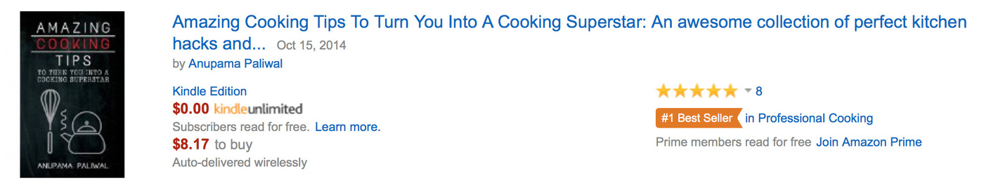 Amazon Number 1 bestseller preview