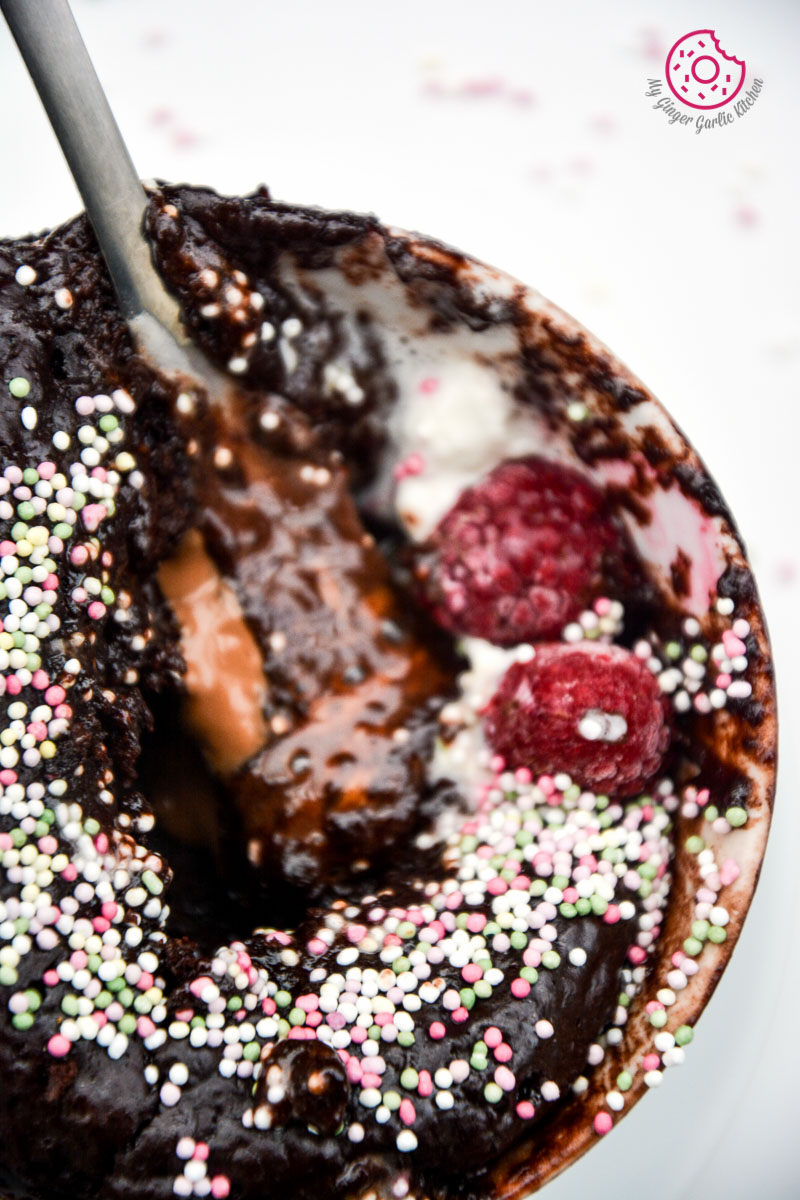 Chocolate Molten Lava Mug Cake