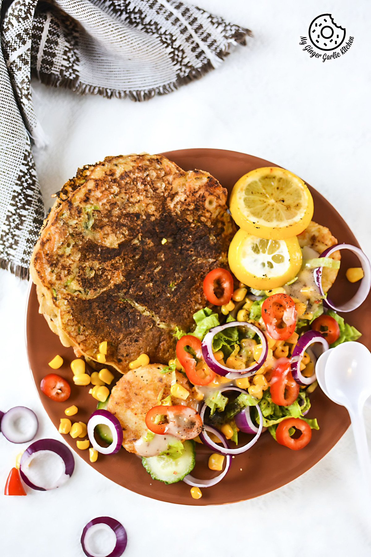 Carrot Zucchini Semolina Pancake