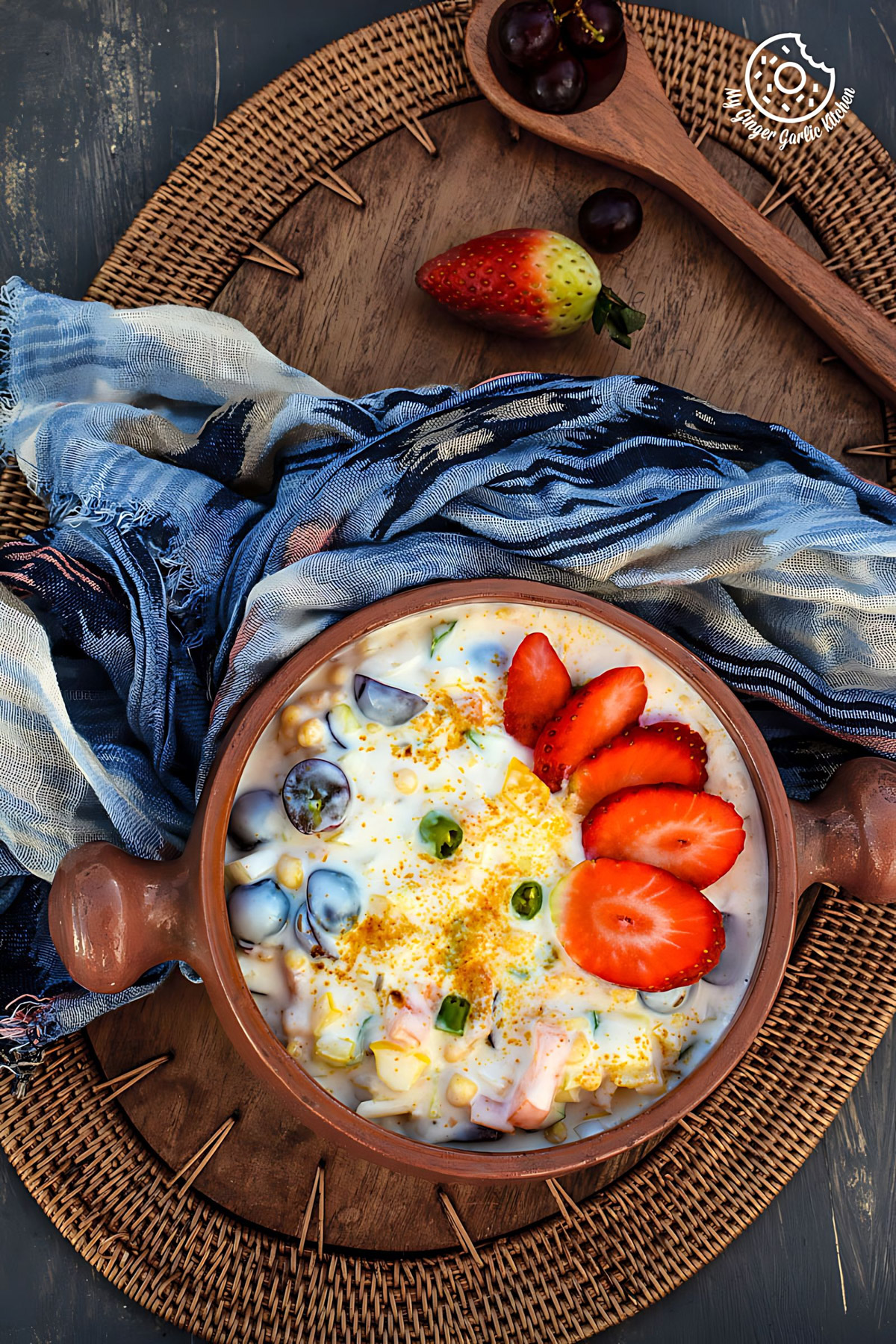 Image of Veggie Boondi Raita – Fried Gram Flour Puffs Yogurt Dip