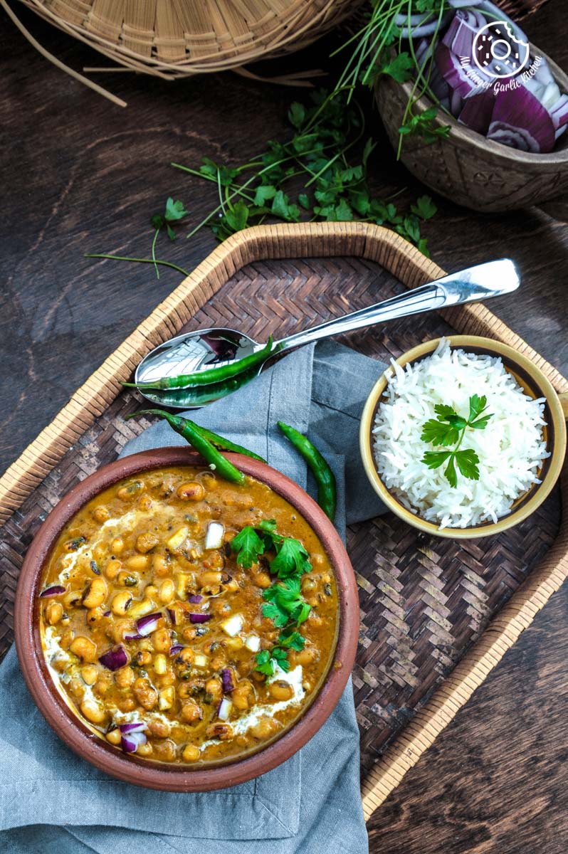 recipe-Black-Eyed-Pea-Curry-in-Pepper-Onion-Gravy|mygingergarlickitchen.com/ @anupama_dreams
