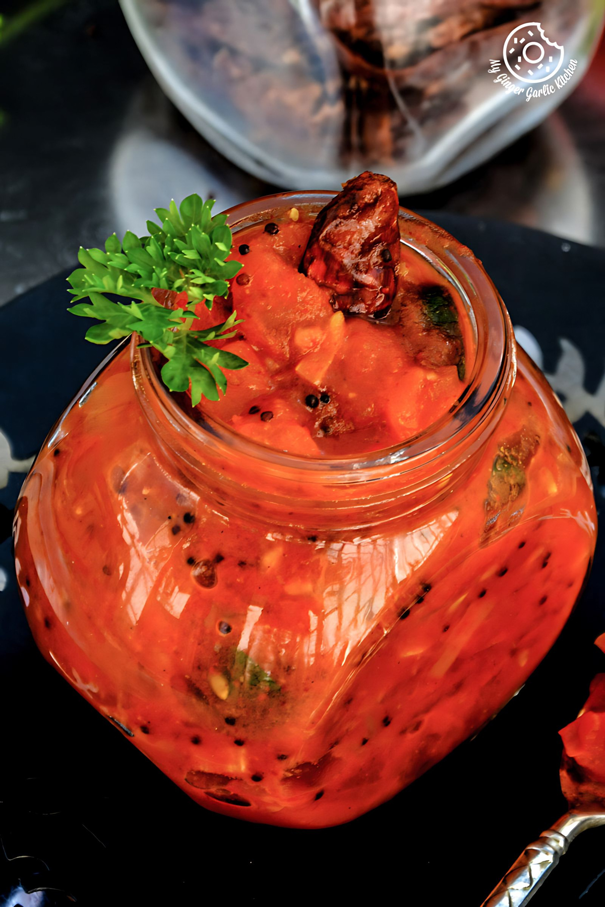 Image of Rajasthani Tamatar Ki Chutney - Tomato Garlic Chutney