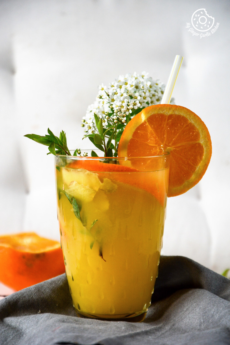 recipe-virgin-ginger-mimosa|mygingergarlickitchen.com/ @anupama_dreams