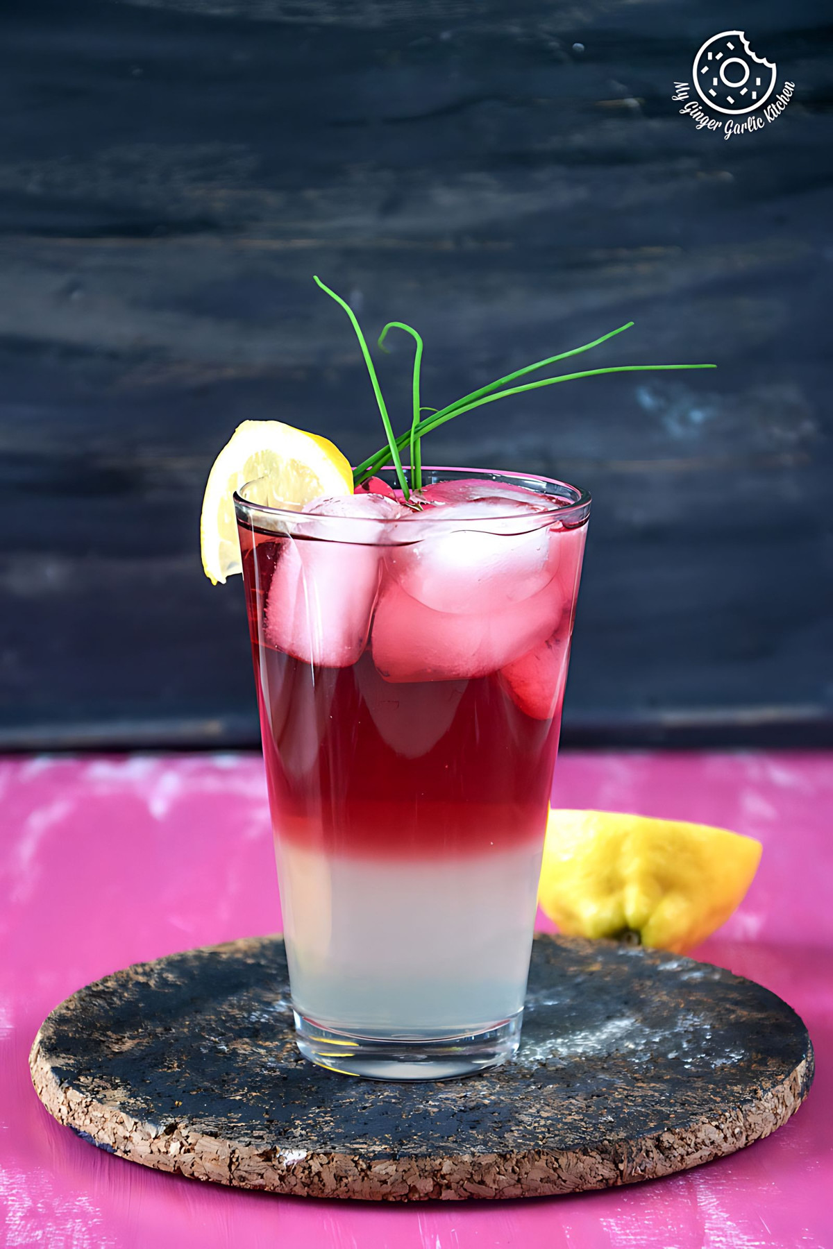 Image of Pink and White Refreshing Watermelon Lemonade