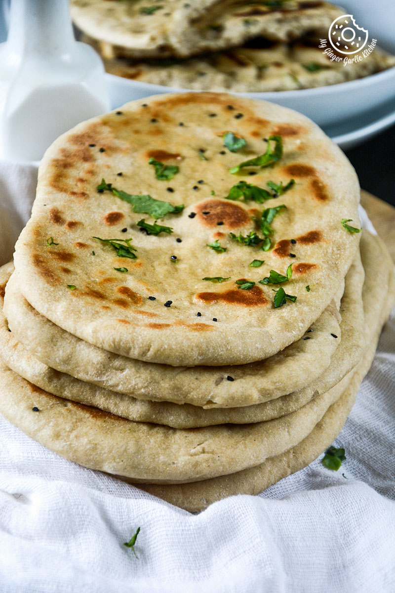 recipe-yeast-free-whole-wheat-naan|mygingergarlickitchen.com/ @anupama_dreams