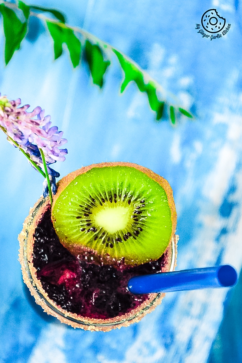 recipe-blubeberry-kiwi-cooler|mygingergarlickitchen.com/ @anupama_dreams