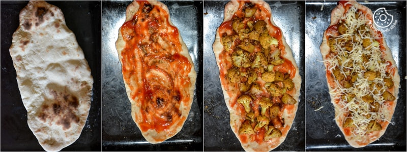 recipe-curried-cauliflower-topped-naan-pizza|mygingergarlickitchen.com/ @anupama_dreams