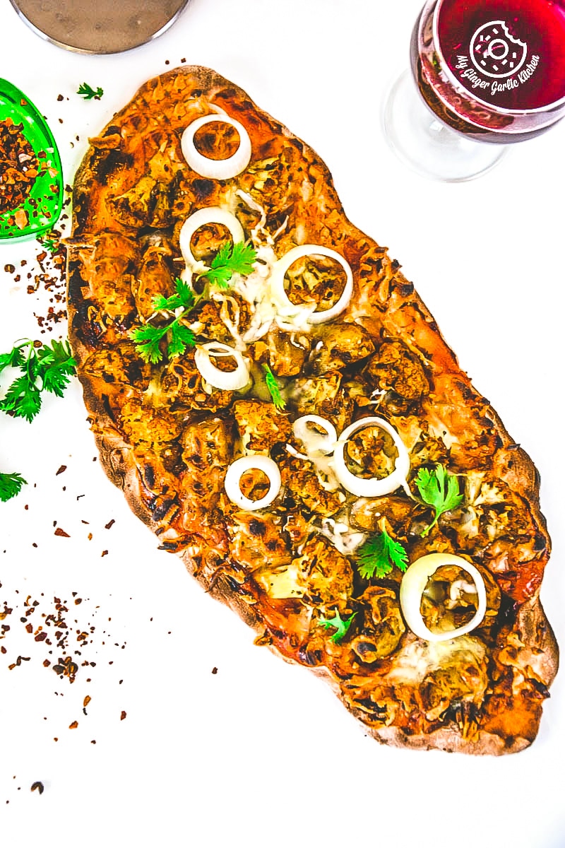  recipe-curried-cauliflower-topped-naan-pizza|mygingergarlickitchen.com/ @anupama_dreams