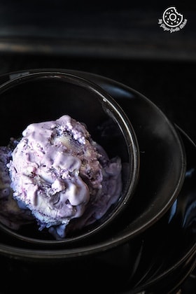 Vegan Coconut Blueberry Ice-Cream