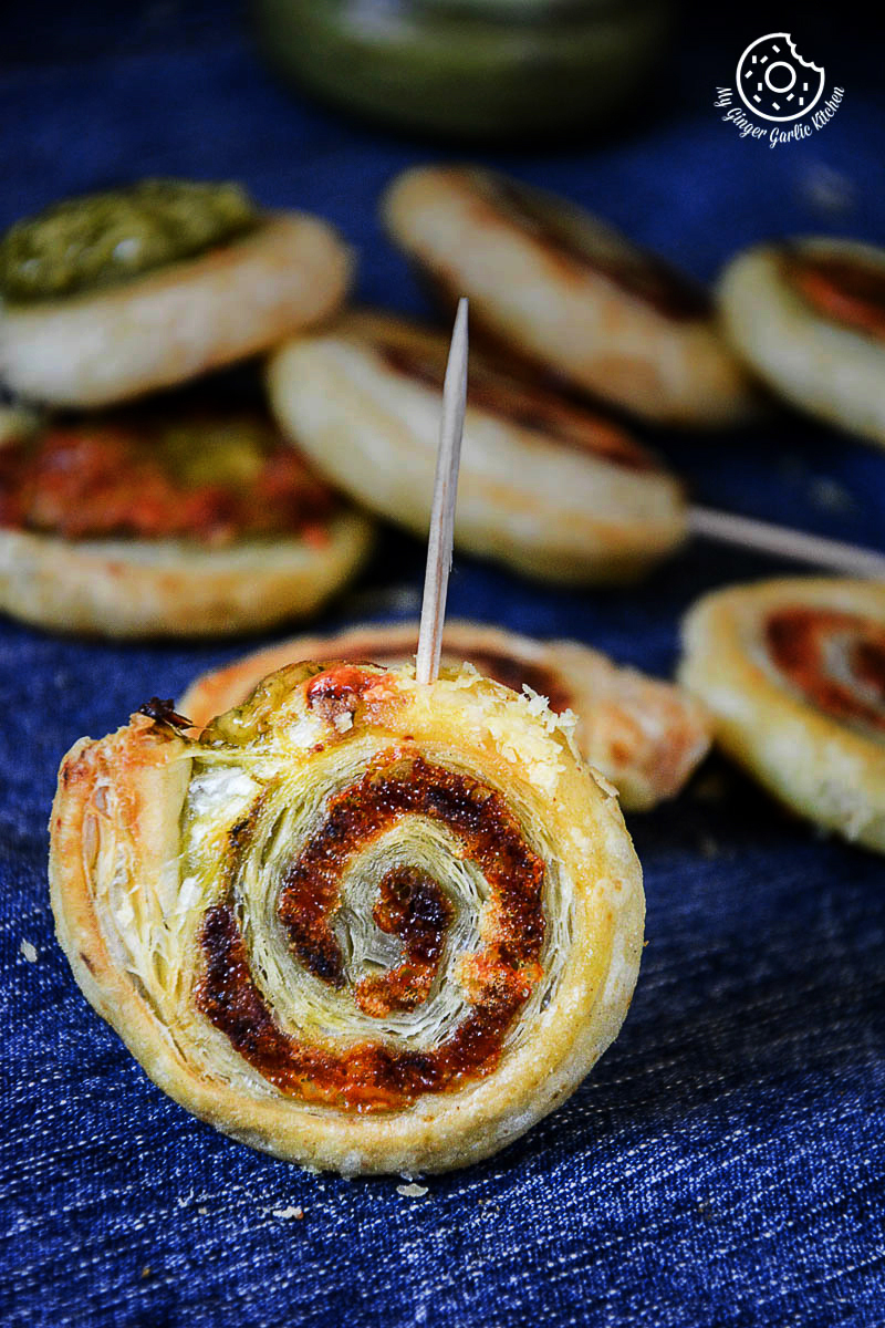 Image - recipe cheesy garlicky pesto puffa pastry swirls anupama paliwal my ginger garlic kitchen 5 683x1024