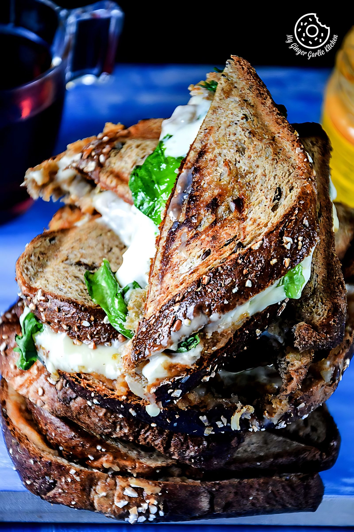 Image of Grilled Cheese Spiced Potato Sandwich