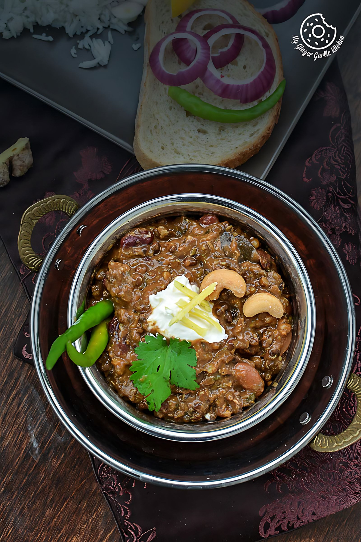 Image of 3 Bean Thick Dal Makhani - 3 Bean Curry