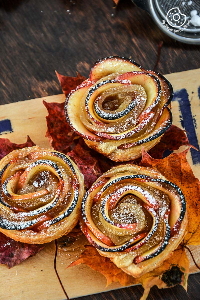ecipe-Apple-Rose-Mini-Tartlets|mygingergarlickitchen.com/ @anupama_dreams