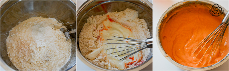 recipe-Instant-Peach-Jalebi-Topped-with-Whipped-Cream-and-Peaches|mygingergarlickitchen.com/ @anupama_dreams