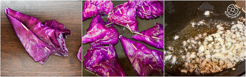 recipe-Poato-Panner-Stuffed-Roaste-Red-Cabbage-Cones-with-Sriracha|mygingergarlickitchen.com/ @anupama_dreams