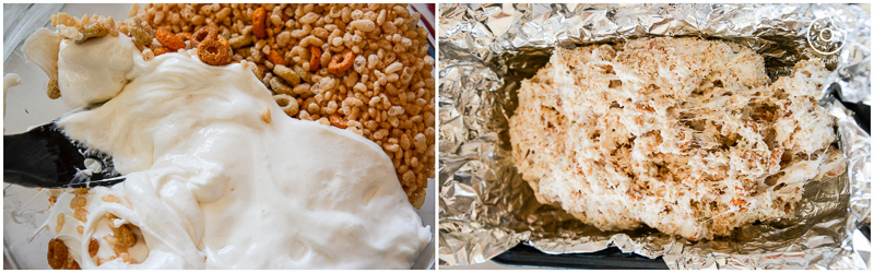 recipe-Toasted-Coconut-Sesame-Rice-Krispie-and-Multigrain-Cheerios-Dark-Chocolate-Bars|mygingergarlickitchen.com/ @anupama_dreams