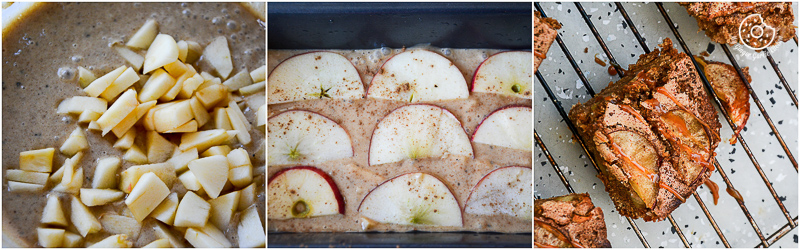 recipe-apple-cinnamon-brownie-with-caramel-drizzle|mygingergarlickitchen.com/ @anupama_dreams