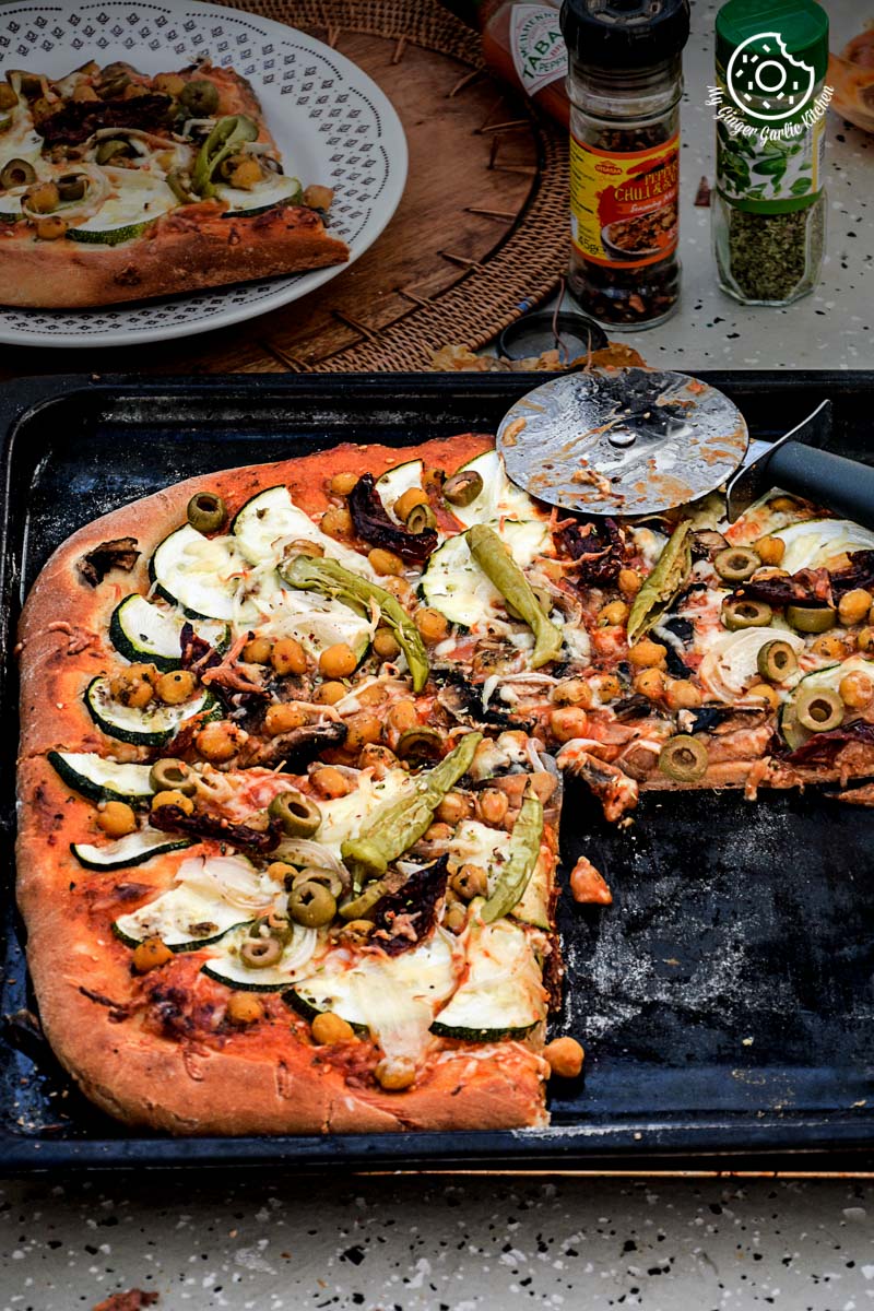 recipe-Chickpea-Zucchini-Mushroom-Pizza-with-Pickled-Peppers-and-Olives-anupama-paliwal-my-ginger-garlic-kitchen-12