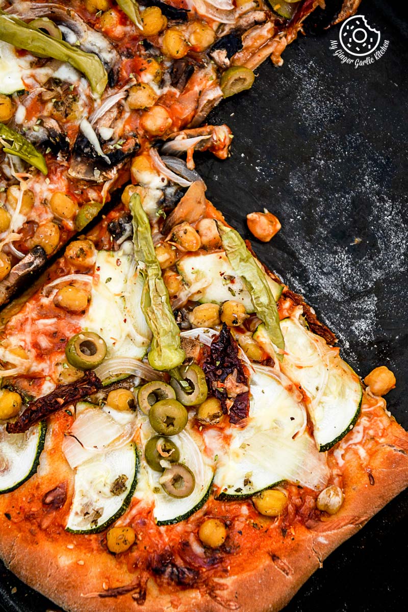 recipe-Chickpea-Zucchini-Mushroom-Pizza-with-Pickled-Peppers-and-Olives-anupama-paliwal-my-ginger-garlic-kitchen-17