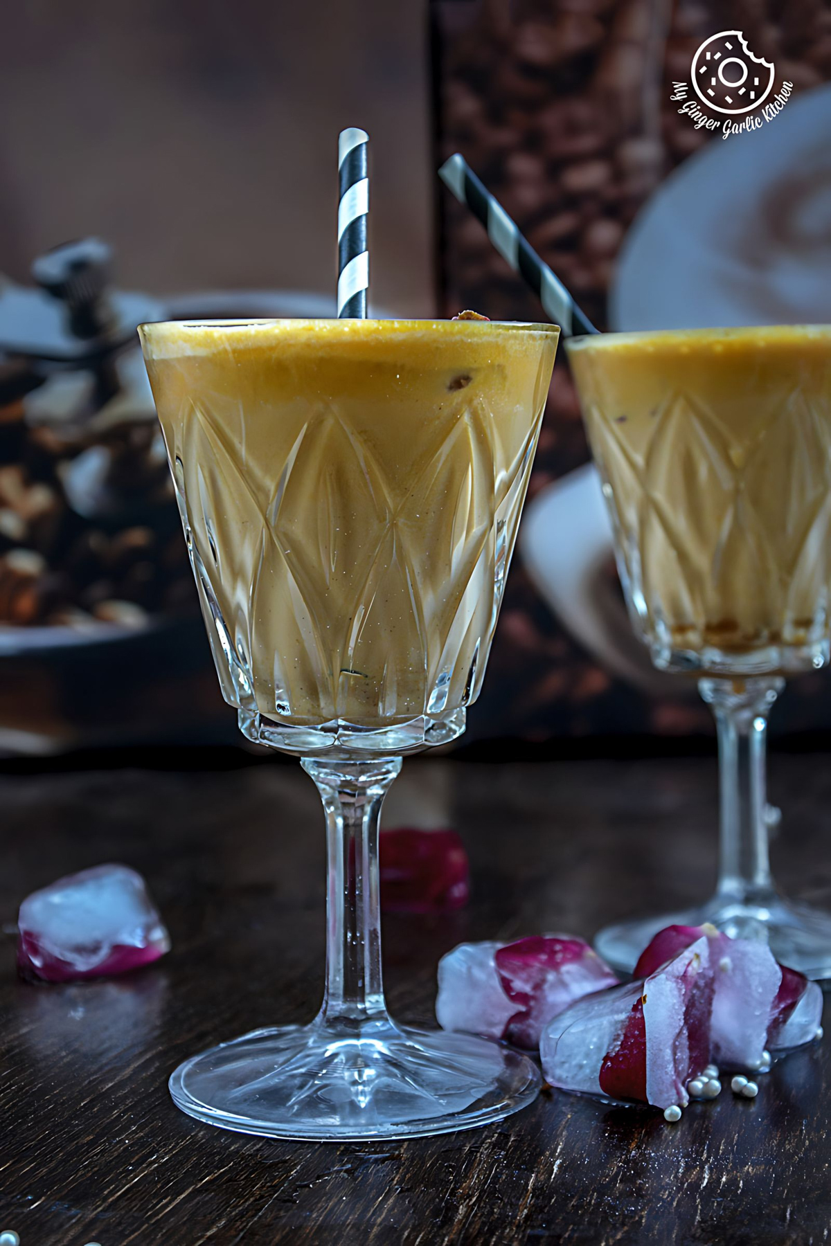 recipes-Spiced-Chai-Pumpkin-Smoothie|mygingergarlickitchen.com/ @anupama_dreams