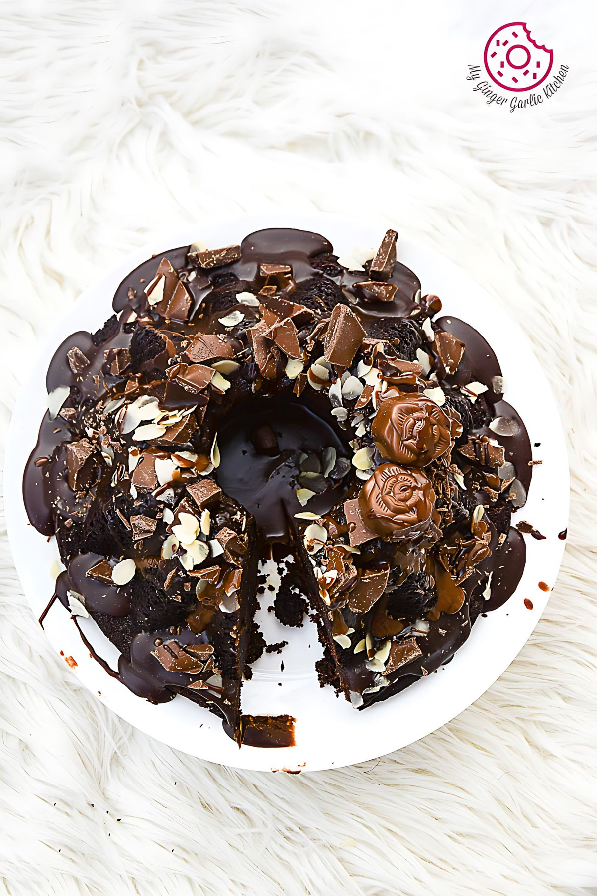 Persimmon Chocolate Bundt Cake (with Video)