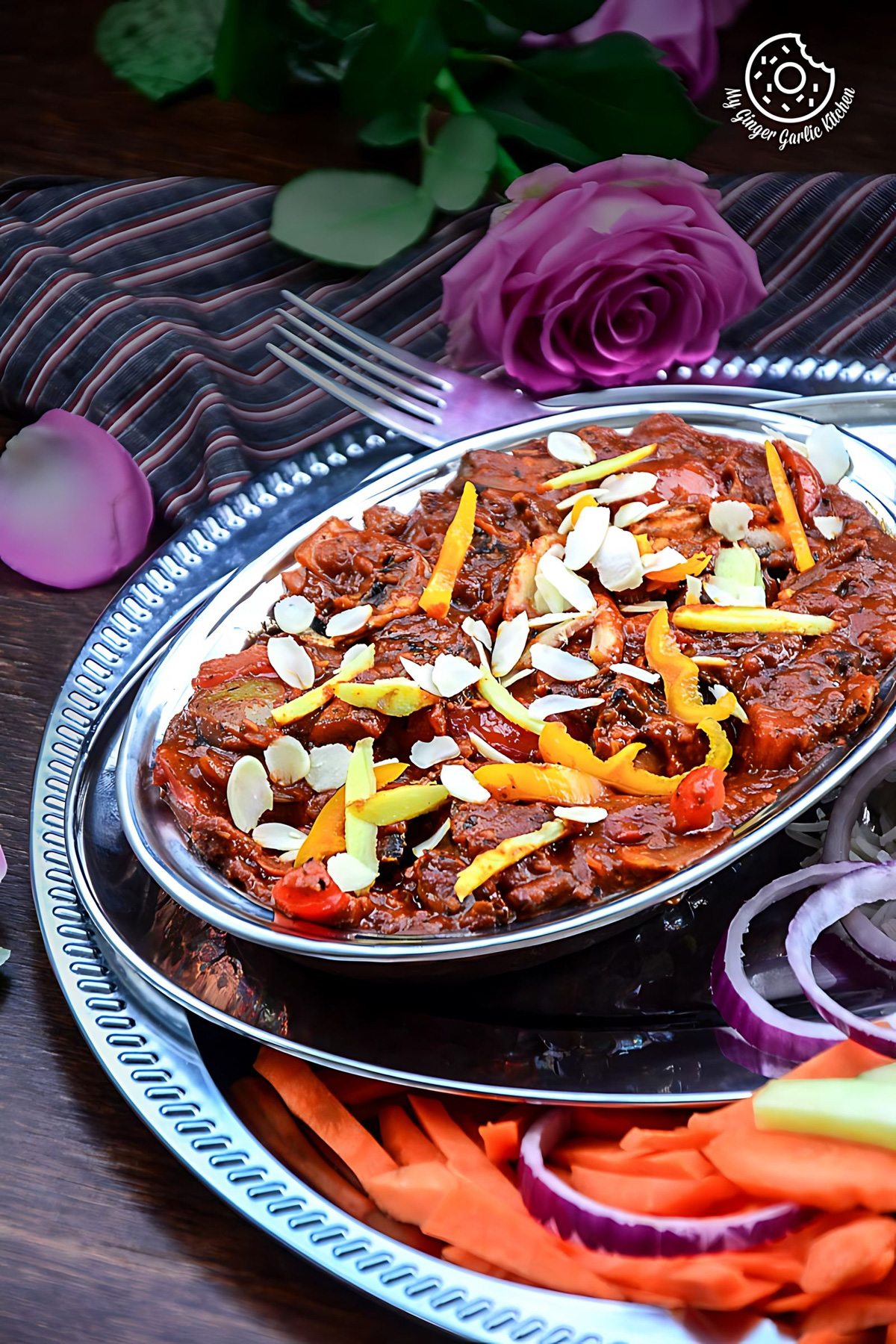 recipes-Shahi-Kadai-Mushroom|mygingergarlickitchen.com/ @anupama_dreams