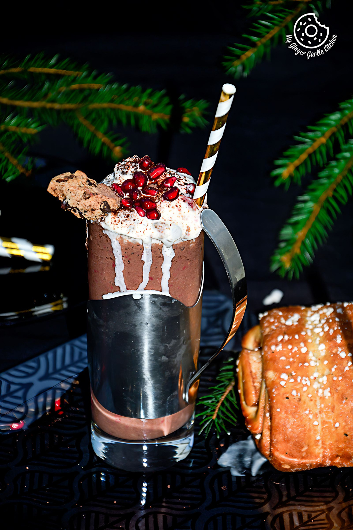 Banana Berry Choco Coffee Smoothie