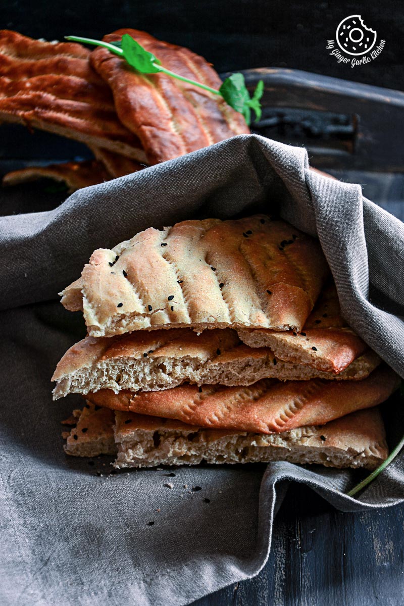 Afghan Naan Bread | mygingergarlickitchen.com/ @anupama_dreams