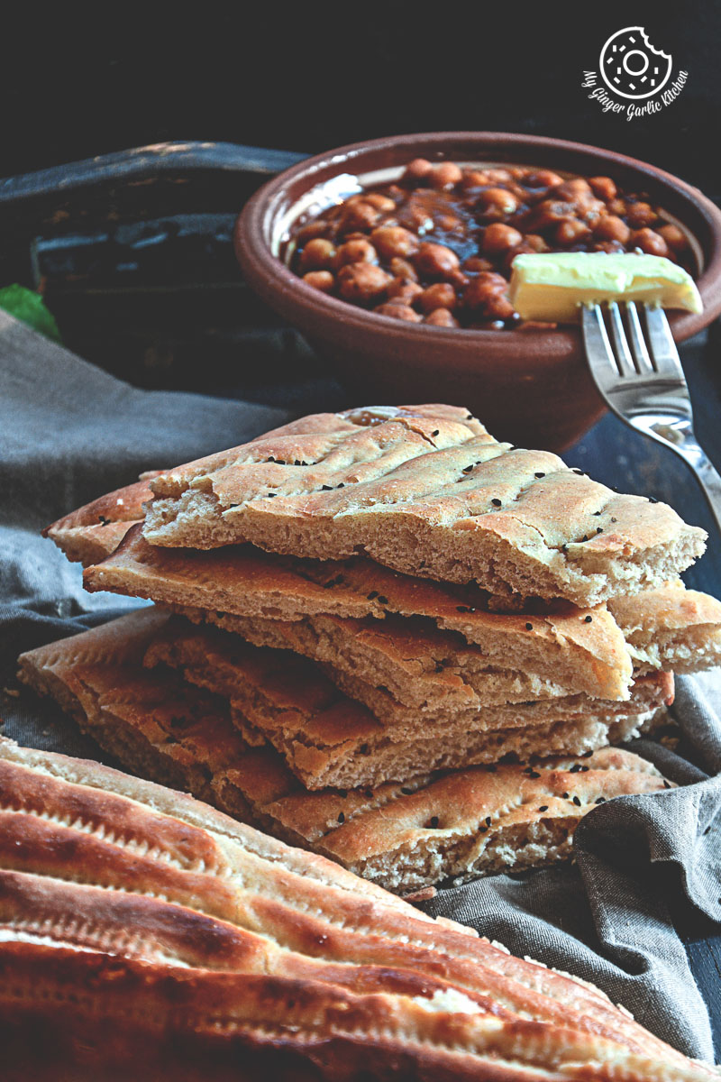 Afghan Naan Bread | mygingergarlickitchen.com/ @anupama_dreams