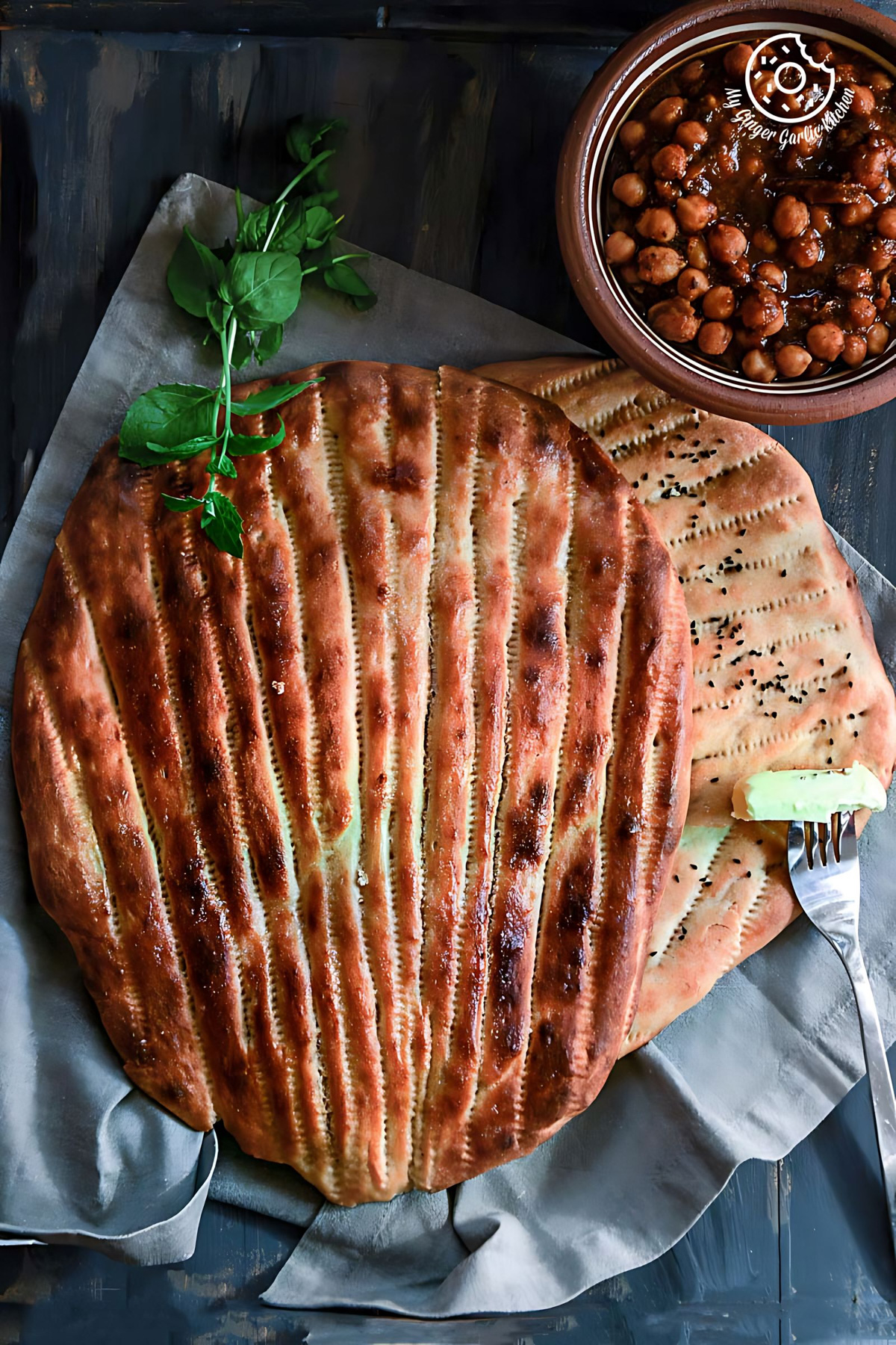 Image of Afghan Naan Bread Recipe - Naan-e-Afghani (Video)