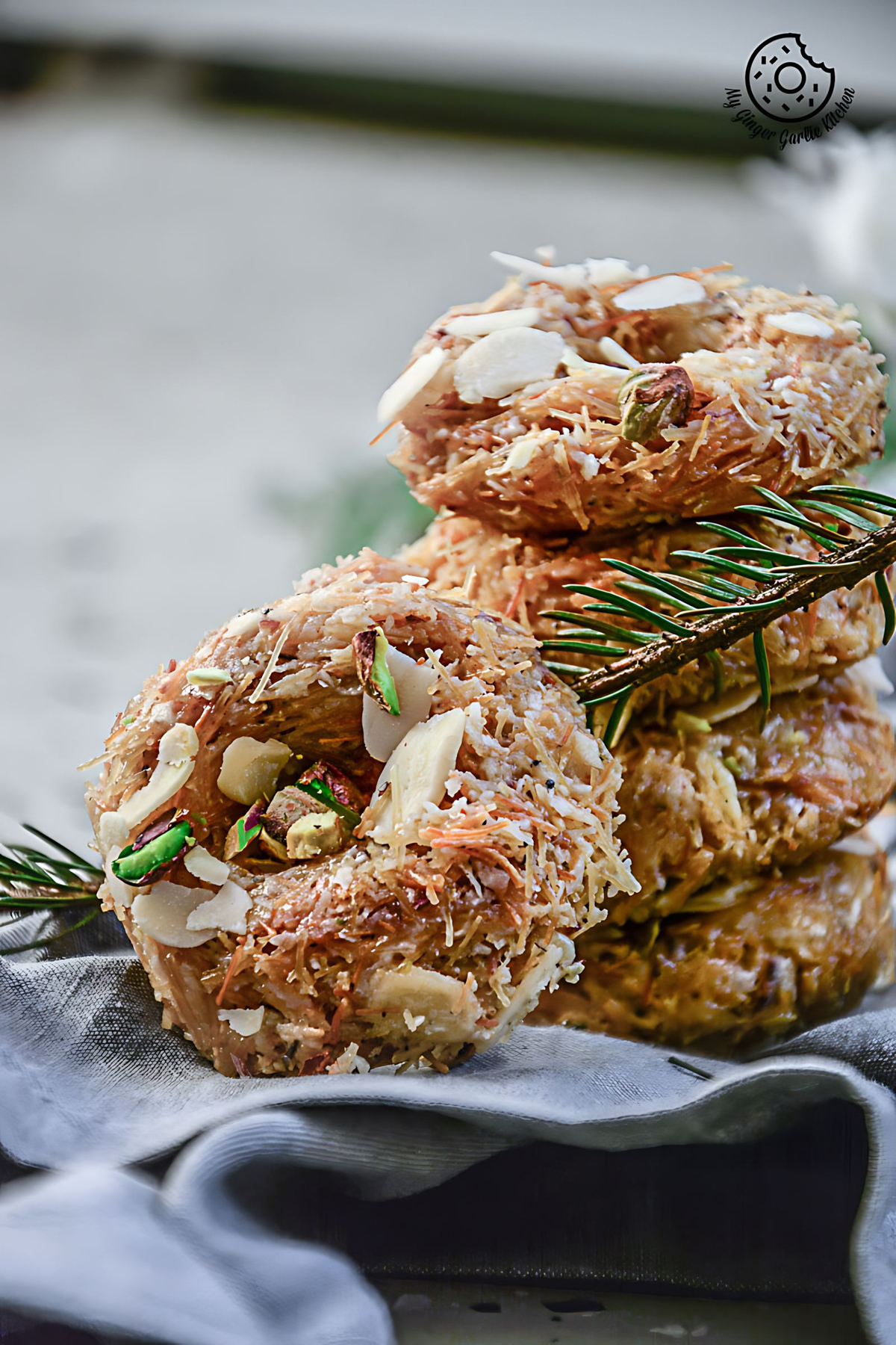 Image of Vermicelli Bird's Nests - Sevai Indian Dessert Recipe