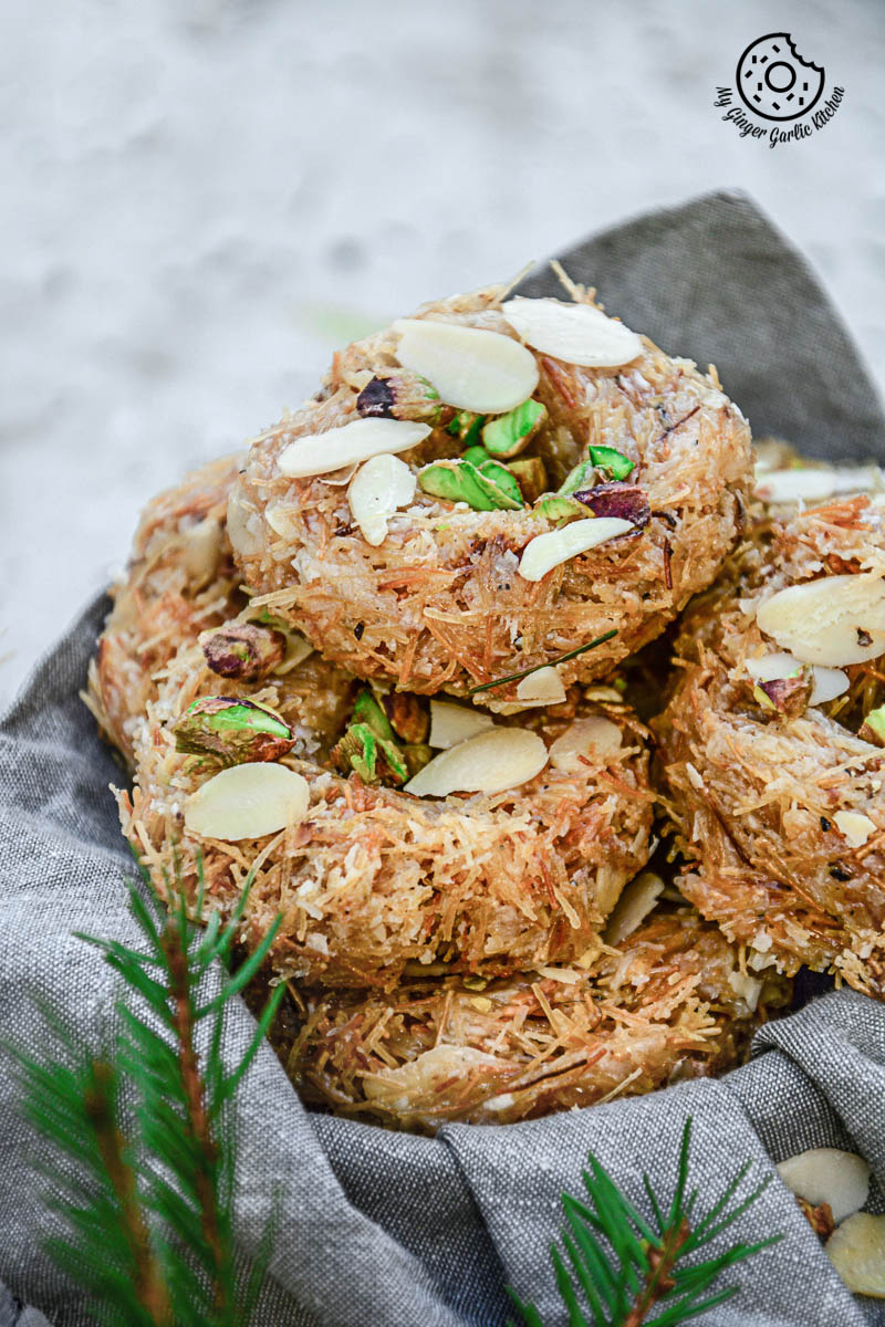recipes-vermicelli-birds-nest|mygingergarlickitchen.com/ @anupama_dreams