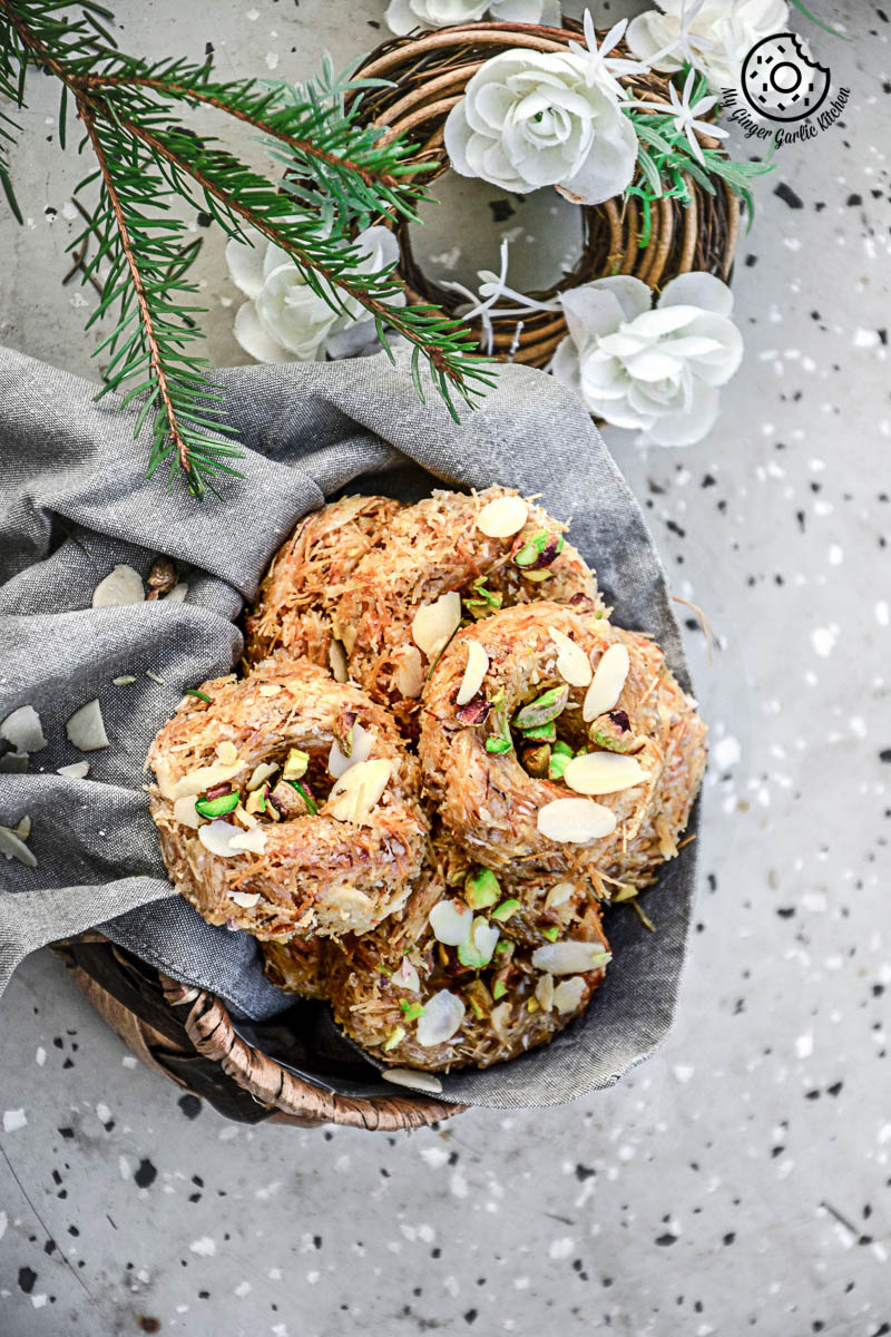 recipes-vermicelli-birds-nest|mygingergarlickitchen.com/ @anupama_dreams