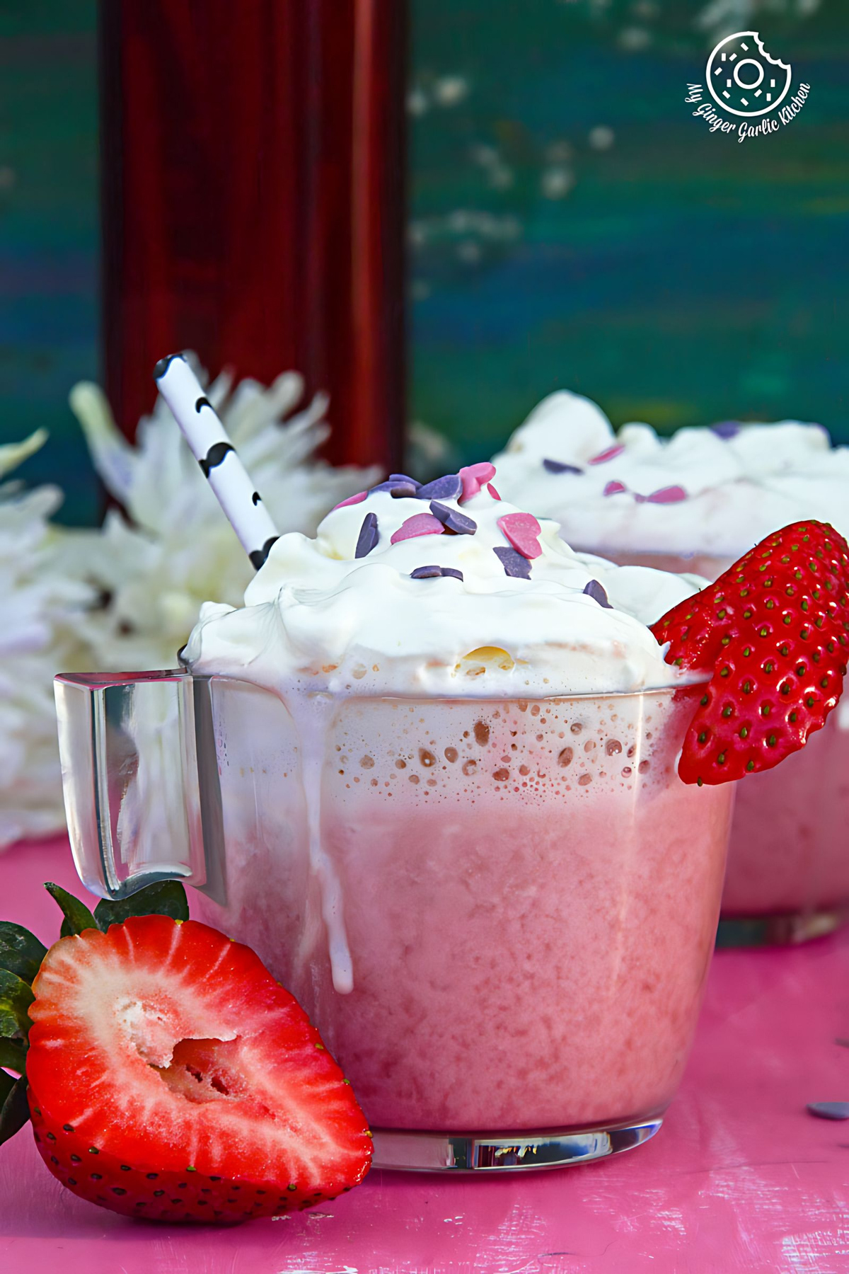 Image of Strawberry White Hot Chocolate Recipe