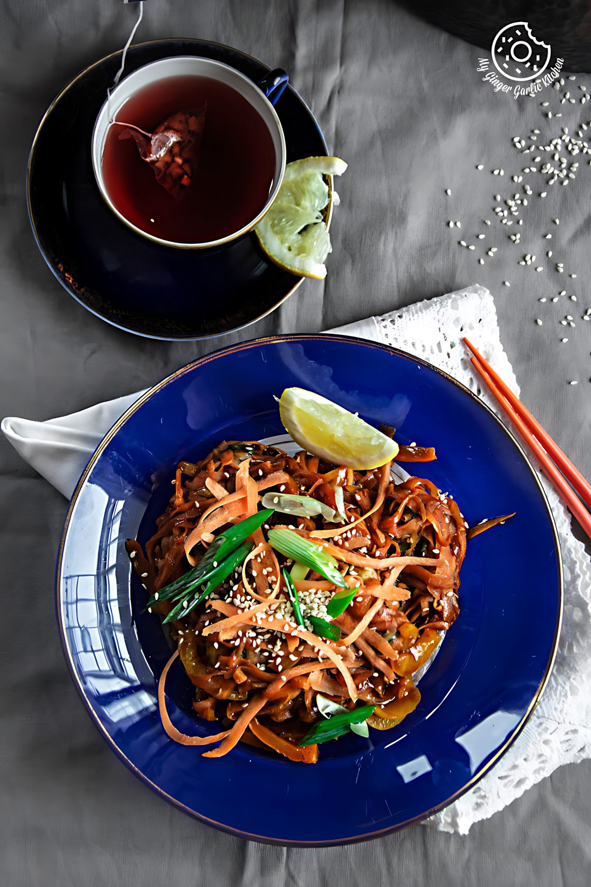 Szechuan Spiced Carrot Fettuccine Recipe